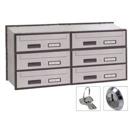 Casellario Oriz 6P Acc Silver 6B2-501