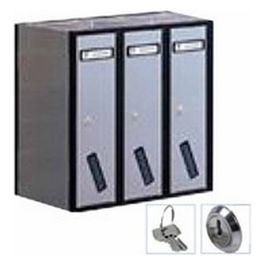 Casellario Vert 3P alluminio Silver 31-503
