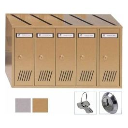 Casellario vert 5p acc Bronzato 31-705 Silmec