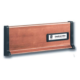 Placca Buca Lettere 266X90 Ottone Brunito	