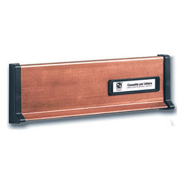 Placca Buca Lettere 375 X 90 Rame Brunito	