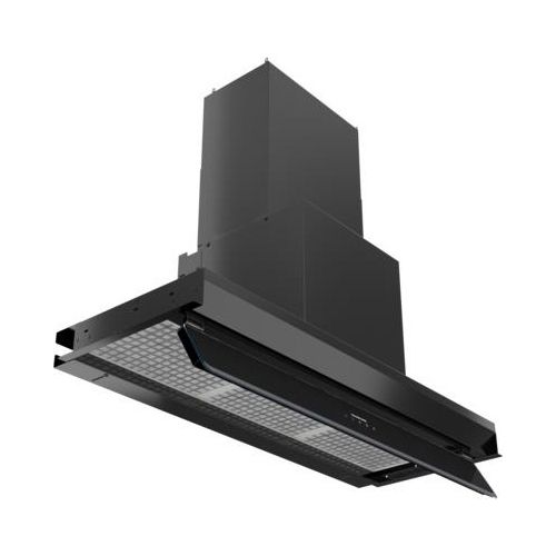 3129.7.733.08 Cappa Cucina Aspirante a Parete Larghezza 75 cm Profondità 35 cm colore Nero