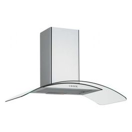 3159.6 Cappa a Parete Filtrante Classe energetica C 3 velocità Portata 560 m³/h 60cm Vetro e Acciaio Inox