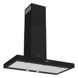 3170 Cappa Aspirante a Parete Nero 90 cm