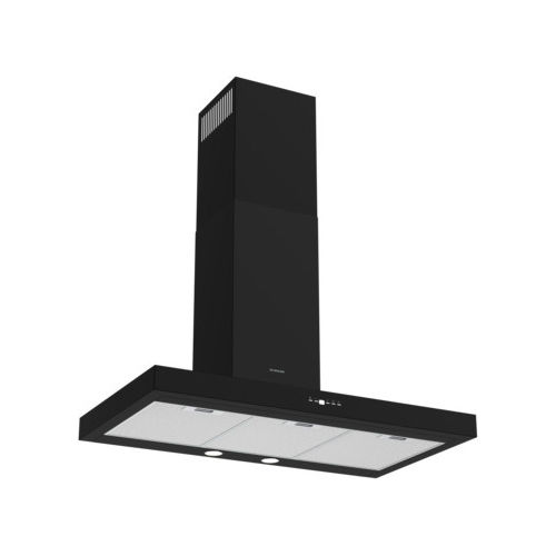 3170.9.733.06 Cappa a Parete Filtrante 90 cm 647 m³/h Classe A 67 dB Touch colore Nero