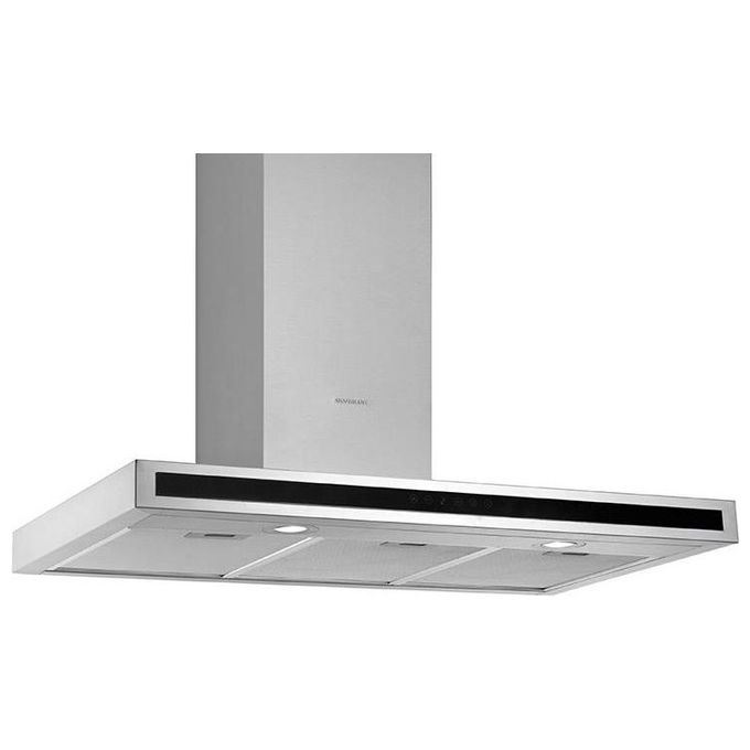 Silverline 3173.6.733.01 Cappa Inox e Vetro Nero 585m3/h 60cm