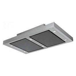 Silverline 4224.2.733.01 Cappa ad Incasso Aspirante Classe energetica D 4 Velocità Portata 644m3/h 120cm Inox e Vetro Temperato Nero