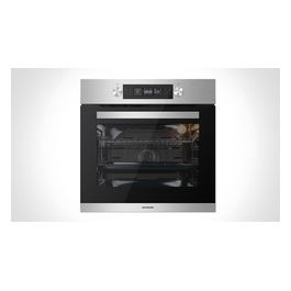 SILVERLINE BO6505X01 Forno Elettrico Ventilato da Incasso Multifunzione con Grill Capacità 72 Litri Classe energetica A Larghezza 60 cm Funzione Pizza Steam Clean Cottura 3D colore Inox