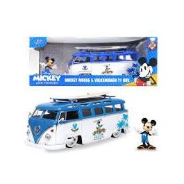 Mickey Van con Personaggio Scala 1:24 Die Cast