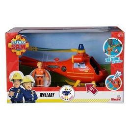 Simba Playset Sam il Pompiere Helicopter Wallaby