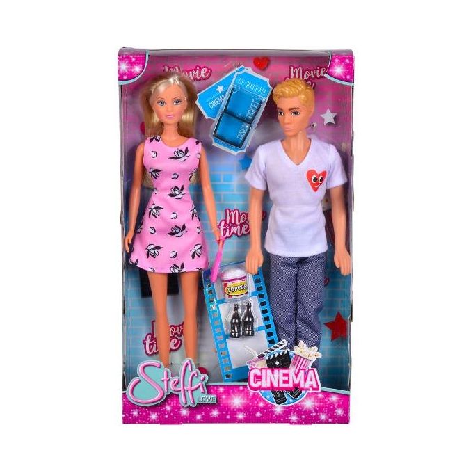 Simba Set Bambola Steffi Love Steffi e Kevin al Cinema