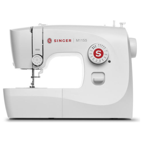 M1155 Macchina da Cucire Meccanica 13 Punti Asola Automatica 4 Tempi Braccio Libero colore Bianco