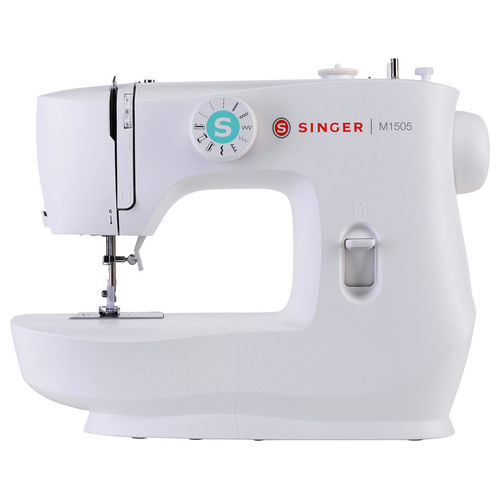 M1505 Macchina da Cucire Elettrica 6 Punti Asola Automatica 4 Tempi Braccio Libero colore Bianco