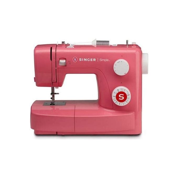 Singer Simple 3223R Macchina da Cucire Semi-Automatica Elettromeccanica Rosa