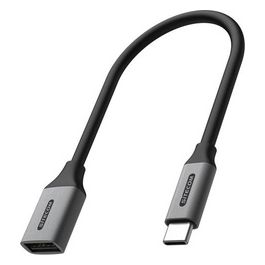 Cavo Adattatore USB C a USB A Grigio e Nero