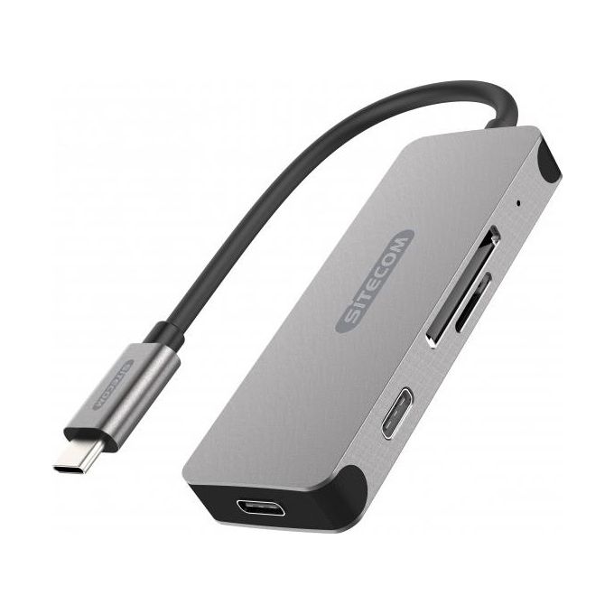 Sitecom CN-406 USB-C Hub & Card Reader