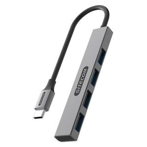 Sitecom Hub USB C a USB A Nano Grigio