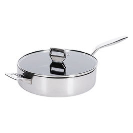 Sitram Padella in acciaio inox triply gamma YVES CAMDEBORDE BY Ø 28 cm H 7 cm