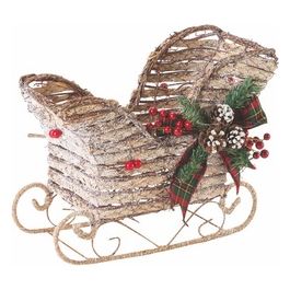  Slitta in rattan h.28 cm
