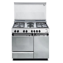 Cucina a Gas con Forno Inox 86x50 cm