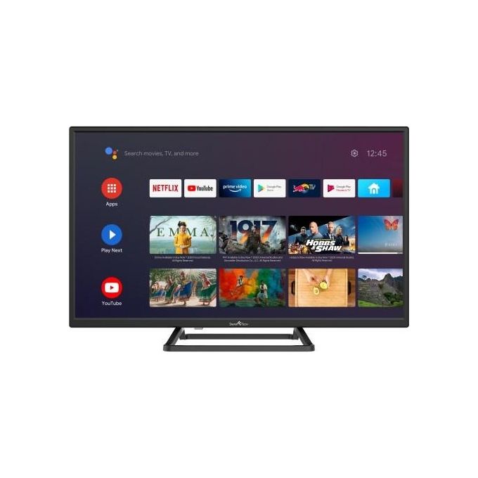 Smart Tech 32HA10T3 Tv Led 31.5" Wide Smart-Tv Android 9.0 Dvb-t2/s2 Hd Nero