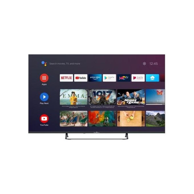 Smart Tech 55UA10V3 Tv Led 55" Wide Smart-Tv 4K Android 9.0 Dvb-t2/s2 Ultra Hd 3840x2160 Nero
