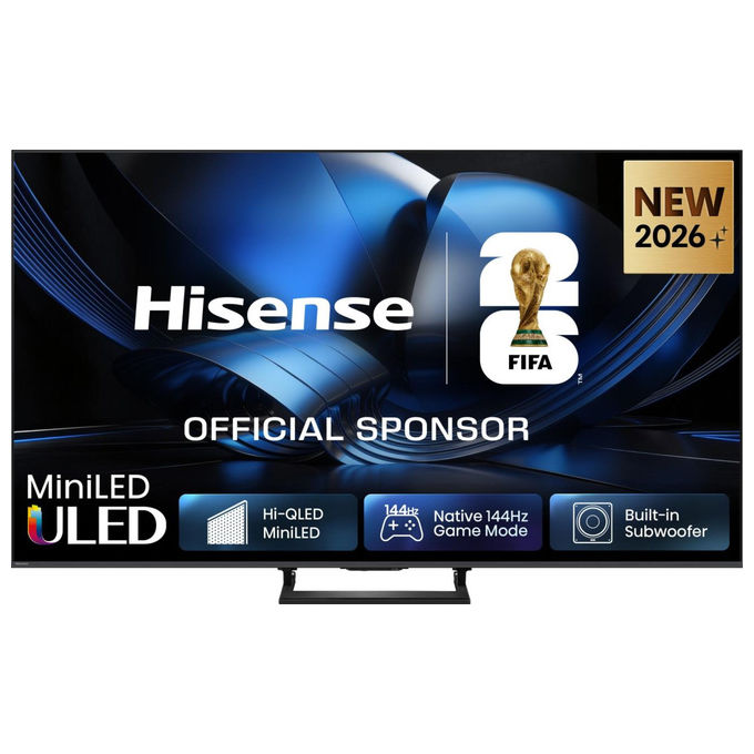 Hisense U79SE ULED 65'' Smart TV MiniLED 4K Hi-QLED MiniLED Pantone Validated Colors Hi-View AI Engine colore Nero
