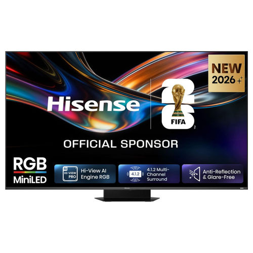 Smart TV 75UR9S da 75 pollici (190,5 cm) con tecnologia RGB MiniLED 4K Ultra HD, frequenza di aggiornamento a 180 Hz e audio Dolby Atmos 4.1.2 by Devialet, per unesperienza visiva e sonora immersiva.