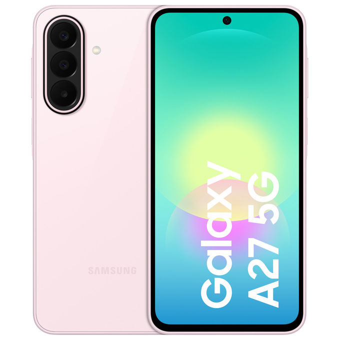 Samsung SM-A276BLIBEUE Galaxy A27 Smartphone 5G 6 GB 128 GB Fotocamera 50 MP Rosa colore Rosa