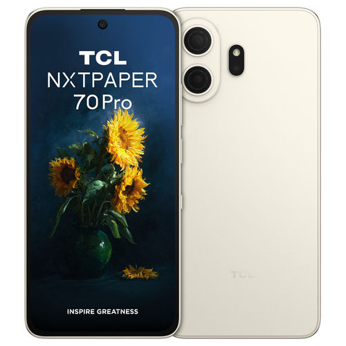 T807D1-2BLCA112 NXTPAPER 70 Pro Smartphone 5G 6.9" 8GB 256GB 50MP OIS 5200mAh IP68 Android 16 colore Nebula Gold