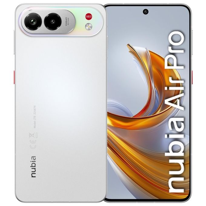 ZTE NBAIRPROWHT Nubia Air Pro Smartphone 8GB 512GB 5G colore Bianco