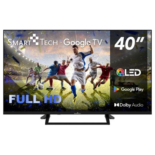 40QG01V TV QLED 40" Full HD Google TV DVB-T2 S2 Wi-Fi Bluetooth Chromecast 3xHDMI 2xUSB colore Nero