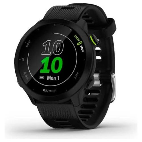 FORERUNNER 55 Smartwatch GPS Integrato Frequenza Cardiaca al Polso 42 mm colore Nero