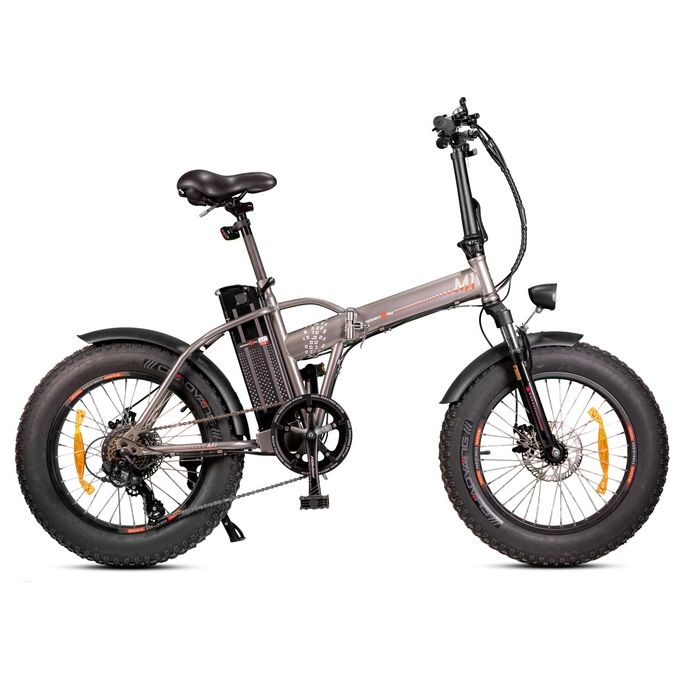 Smartway E-bike M1 Plus Shining Titanium 20''x4'' Batteria Litio 36v 10.4ah Max 25km/h Autonomia 35/40km