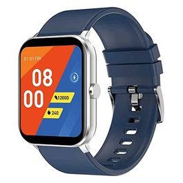 SW034 1.69" Sport Salute Chiamate Notifiche Blu / Silver
