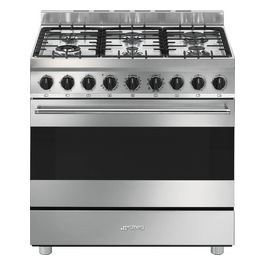 Smeg B91GMX2 Cucina 90x60cm 6 Funzioni Multi9 Classe Energetica A Inox