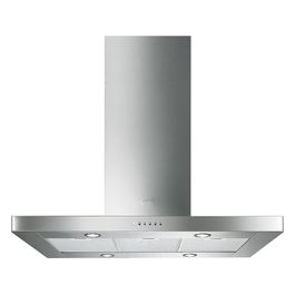 Smeg KI90XE Cappa a Isola Aspirante Estetica Universale Classe energetica B 3 Velocita' Illuminazione LED Velocita' Intensiva 90 cm Acciaio Inox