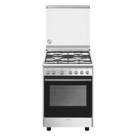 Smeg Concert CX61GMPZ Cucina a Gas Stainless Steel Classe Energetica A