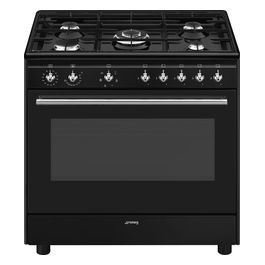 Concerto Cucina con piano cottura a Gas 5 fuochi inox 90