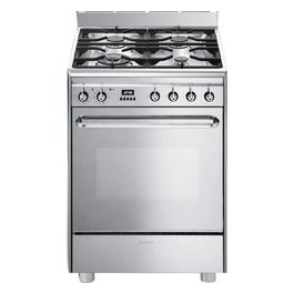 Smeg Cucina inox con forno pirolitico Serie Concerto 60x60cm Classe A-10%