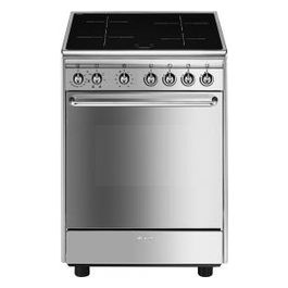 CX60ISV9 Cucina con Piano a Induzione e Forno Elettrico Ventilato Multifunzione Estetica Mista 4 Zone Classe energetica A Vapor Clean 60x60 cm Acciaio Inox
