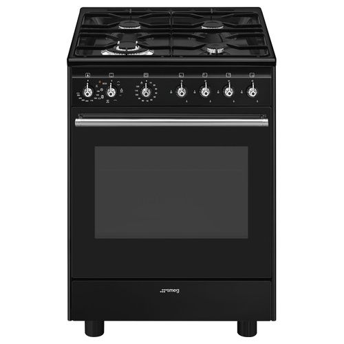 CX61GMBL Estetica Classica Cucina con piano cottura Gas 60x60 cm Forno elettrico Classe A Nera