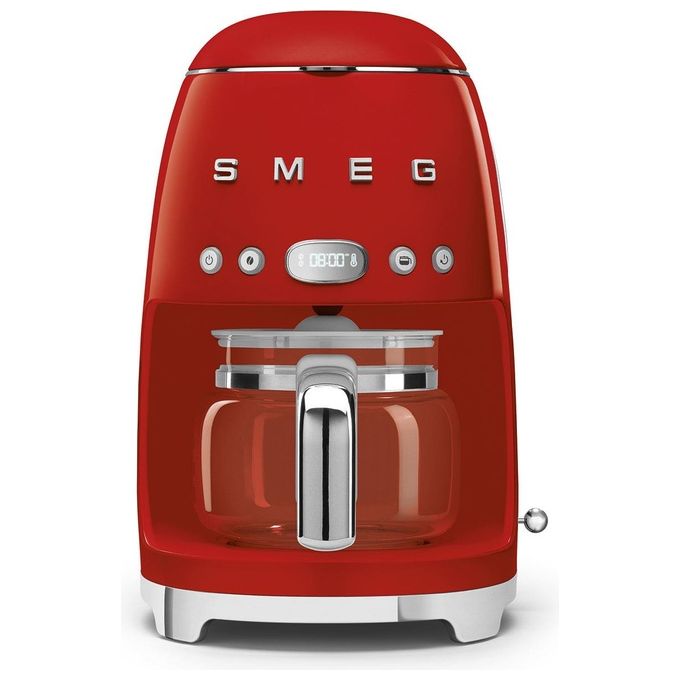 Image of Smeg DCF02RDEU Macchina per Caffe' Automatica con Filtro 1.4 Litri Rosso