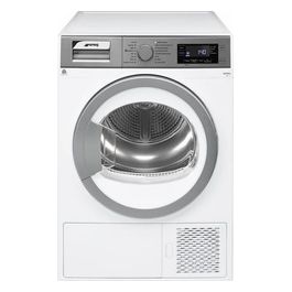 Smeg DHT39PLIT Asciugatrice a Condensa con Pompa di Calore Classe energetica A+++ Capacità di carico 9 Kg Frontalino Silver