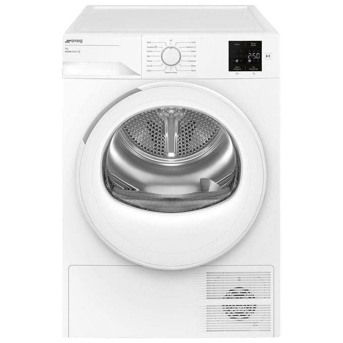 Image of Smeg DR92EIT Asciugatrice 9 Kg Classe A con Pompa di Calore Profondita' 608 cm Partenza Ritardata colore Bianco
