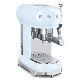 ECF01PBEU Estetica 50's Style Macchina da Caffe' Espresso Capacita' 1 Litro Potenza 1350 W 2 Tazze Azzurro
