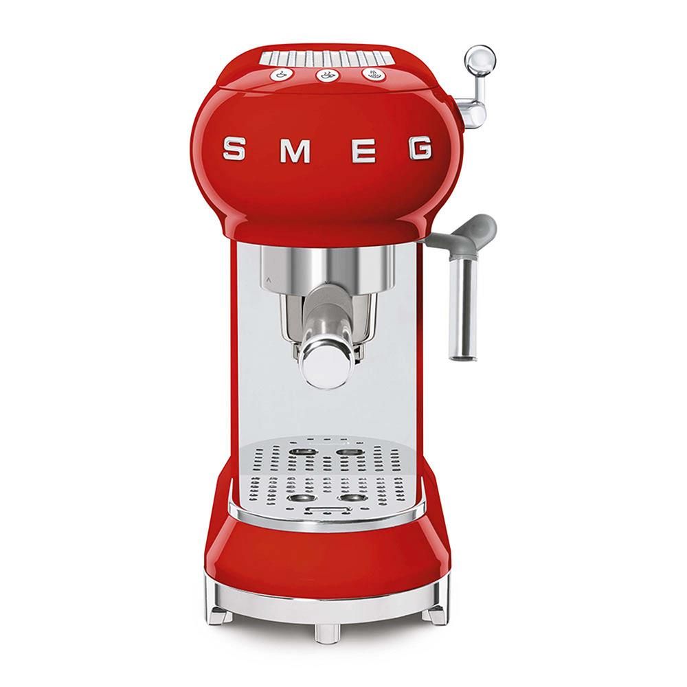 SMEG ECF01RDEU Macchina per Espresso 1Lt 2 Tazze Rosso