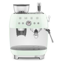 EGF03PGEU Macchina da Caffe' Espresso con Macina Caffe' Integrato Verde