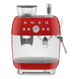 EGF03RDEU Macchina da Caffe' Espresso con Macina Caffe' Integrato Rosso
