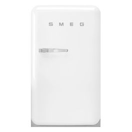 Smeg FAB10RWH5 Estetica 50s Style Frigorifero Monoporta Statico Capacità 122 Litri Classe energetica E 97 cm Cerniera a Destra Bianco